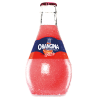 Orangina Rouge Limonade mit frischem Fruchtfleisch 15x0,25l Glasflasche
